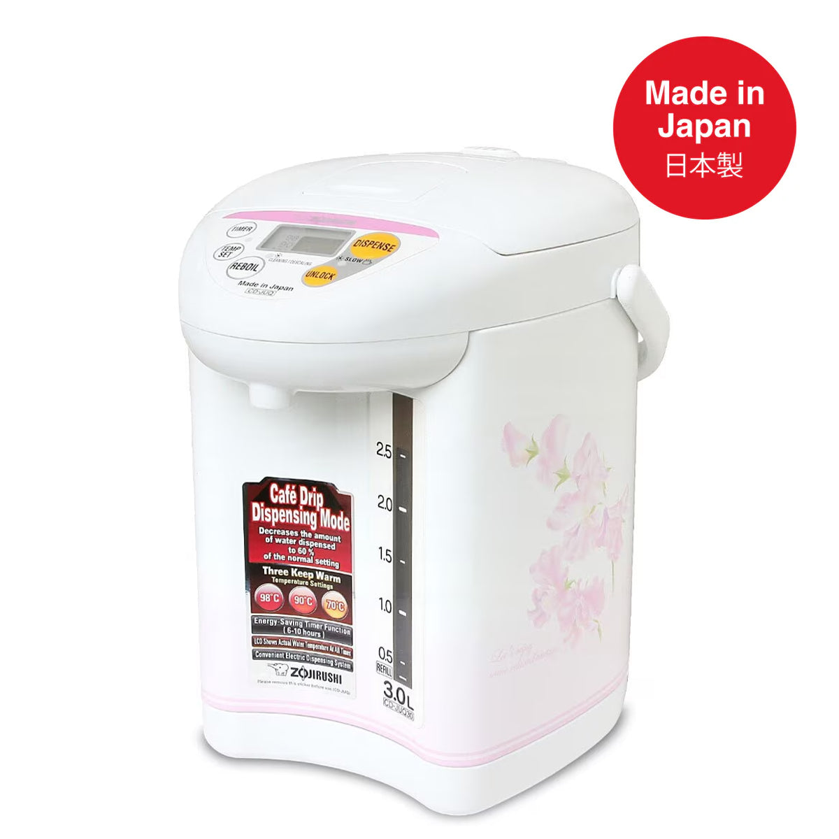 Zojirushi 象印微電腦電熱水瓶|CD‑JUQ30(3 公升)