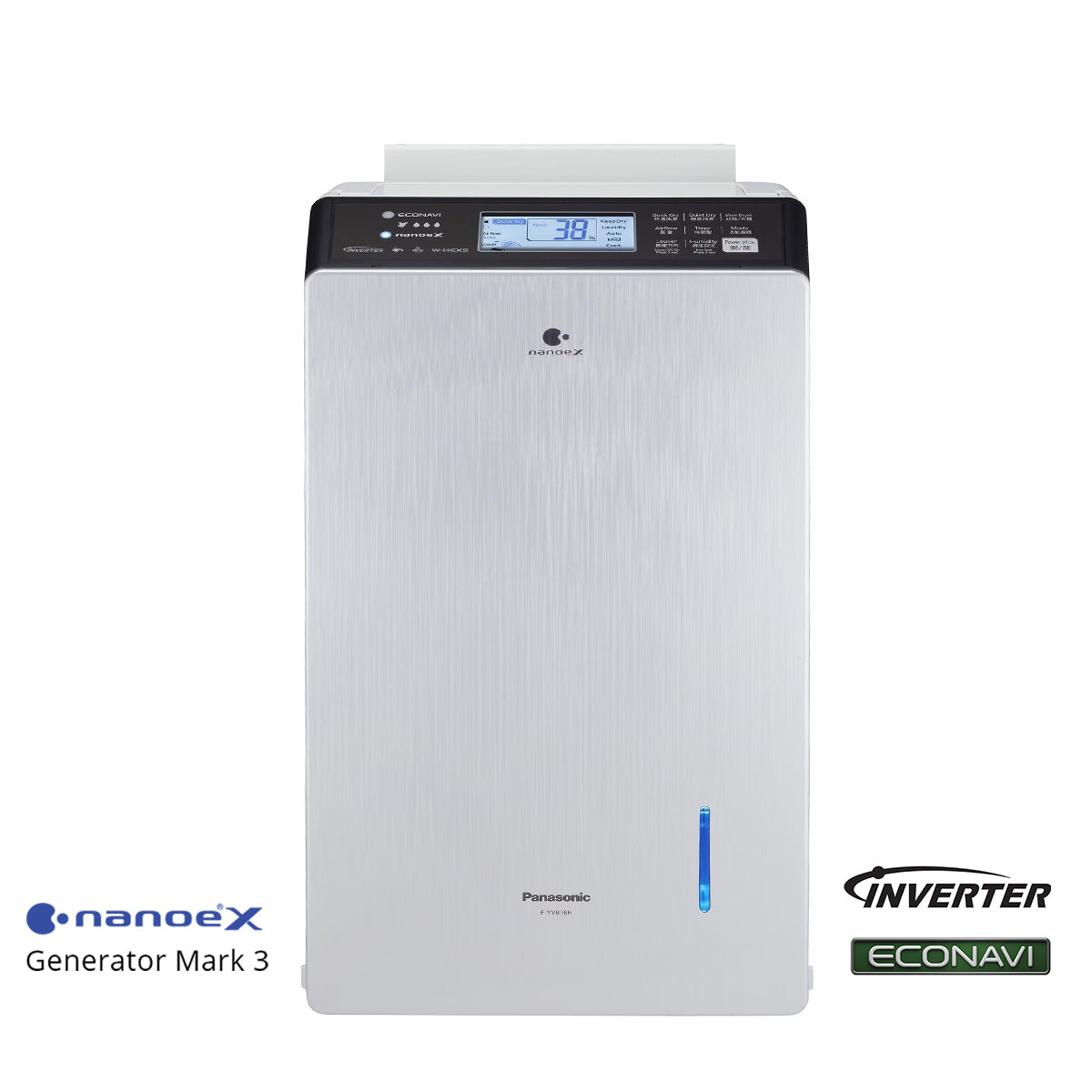 Panasonic 變頻式抗敏抽濕機|F-YVB38H (23.6公升)