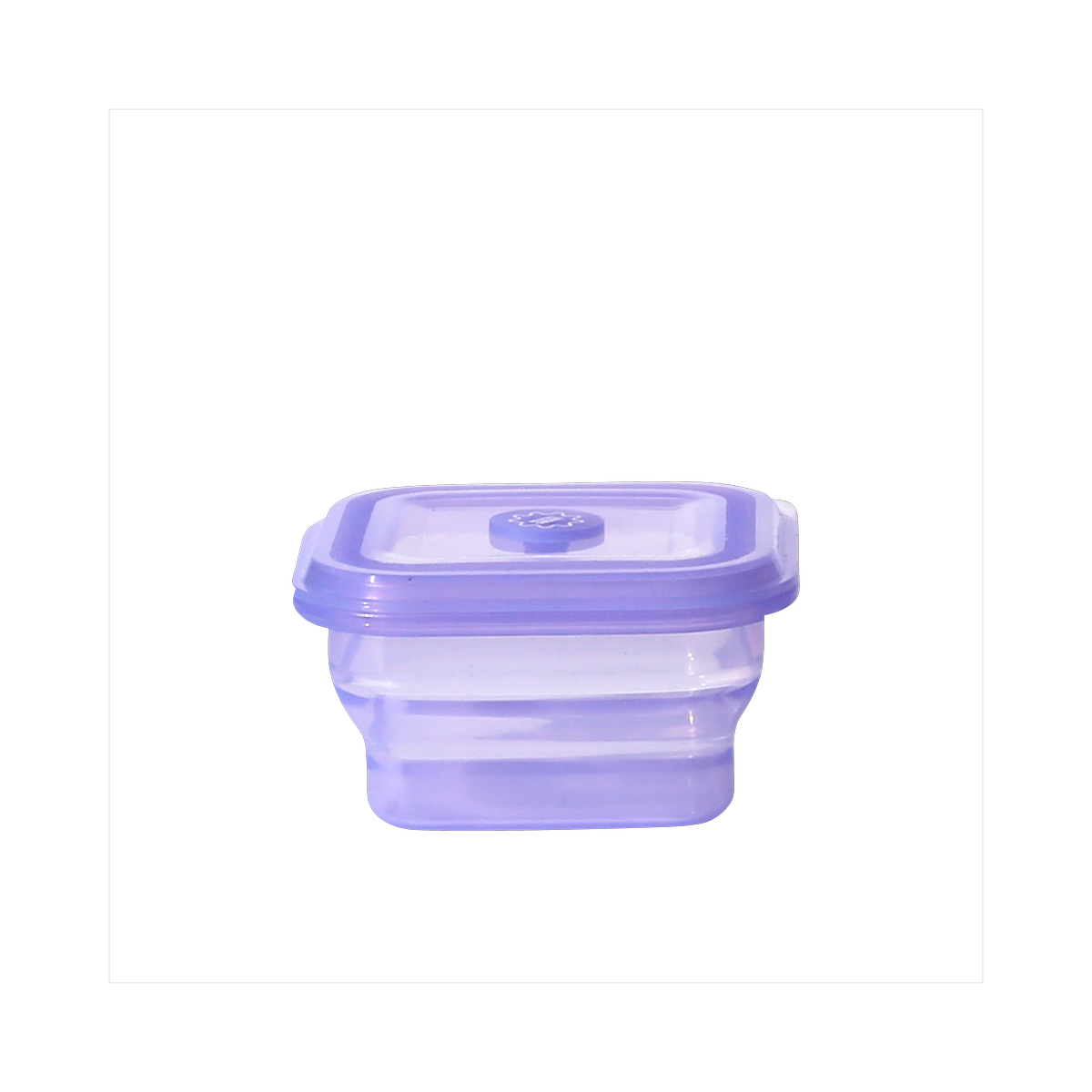 Living Creator Push Lock 摺疊式矽膠食物盒 600ml | LI-PL600