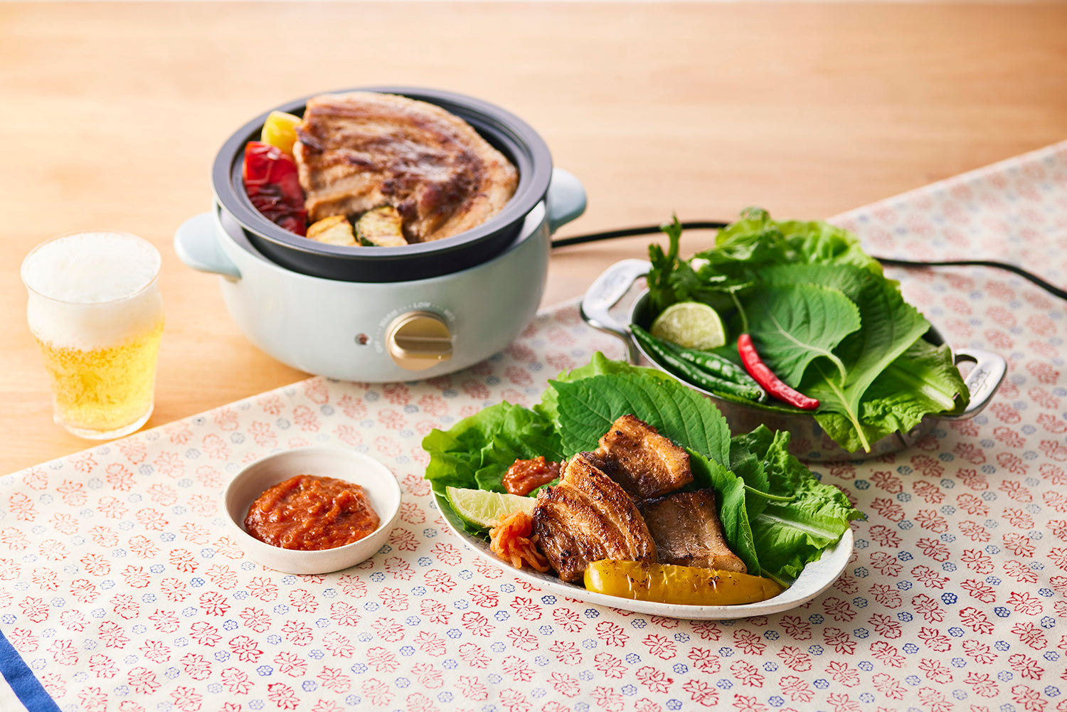BRUNO 迷你多功能煮食爐 - 藍色 BOE115-BGR