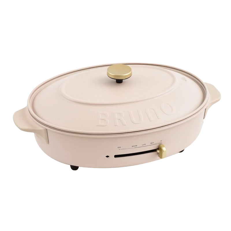 BRUNO Oval Hot Plate - Pink Beige