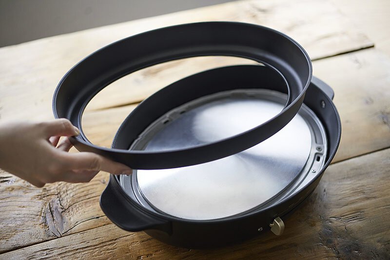 6烤盤套裝！BRUNO 多功能橢圓電熱鍋 Oval Hot Plate - 粉米色