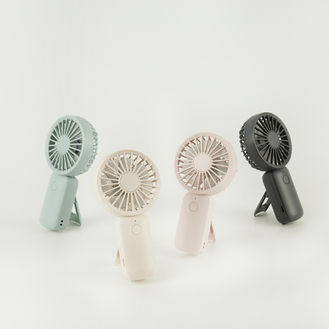RHYTHM Silky Wind Handy Fan S 雙葉手提座枱兩用風扇 | RH-9ZF031WS