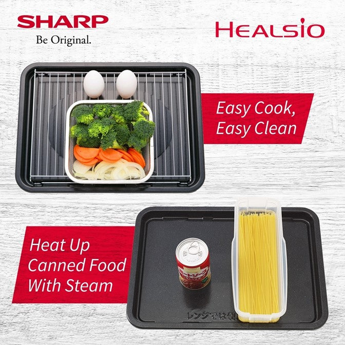 SHARP Healsio 水波爐｜AX-1700R(R)（31 公升）